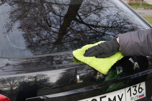 Микрофибровое полотенце для располировки составов "Fluffy Cloth " DM-0602 (40*40) фото 7