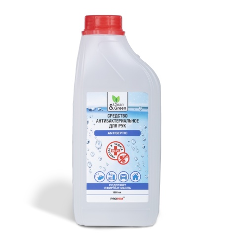 Средство антибактериальное для рук 1 л. Clean&Green CG8015 фото 2