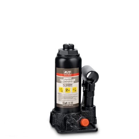 Домкрат гидравлический AVS HJ-B2000, 2т, 158-308мм. с клапаном (сумка, ремкомплект) фото 7
