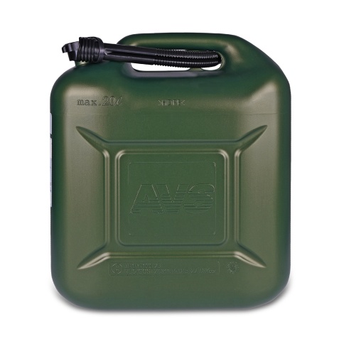 Канистра топливная пластик.20л. (тёмн.зелён.) AVS TPK-Z 20 фото 6