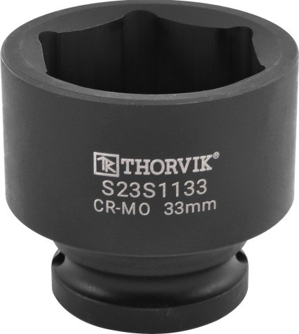 Головка торцевая ударная 1/2"DR, 33 мм, Thorvik S23S1133 (54412) фото 1