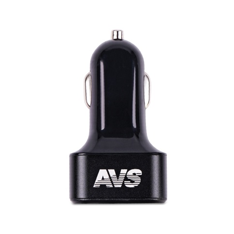 Автомобильное ЗУ AVS UC-523, 2 USB с вольтметром, 3.1 А, 15.5 Вт (A07444S) фото 2