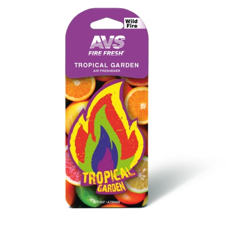 Ароматизатор AVS AFP-007 Fire Fresh (аром. Tropical garden/Тропический сад) (бумажные) фото 2