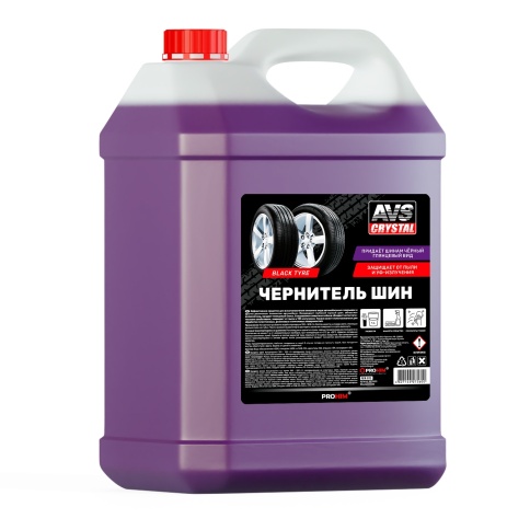 Чернитель шин BLACK TYRE (концентрат) 5 л AVS AVK-615 фото 1