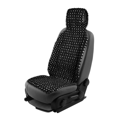 Накидка массажная AVS M2403-BL (большая) деревянные косточки (Черный), 1 шт. фото 1