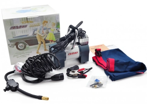 Компрессор КАЧОК K90N с витым шлангом и дефлятором фото 1