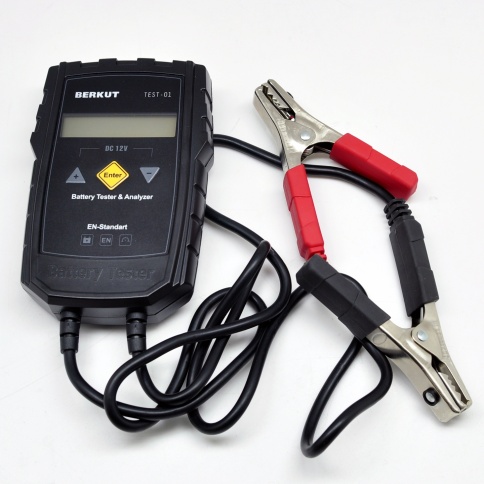 Тестер-анализатор для аккумуляторов (12V) BERKUT TEST-01 фото 2