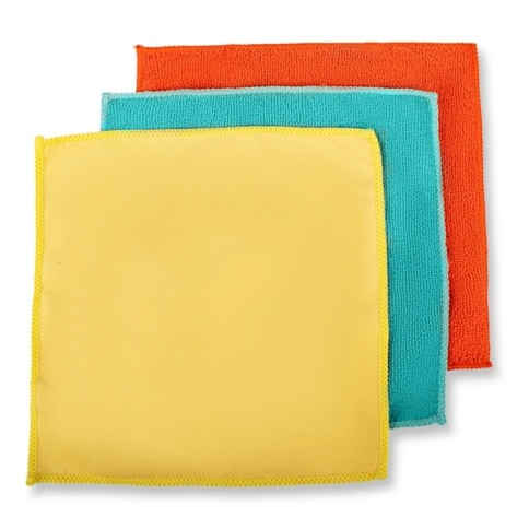 13 Набор салфеток от пыли, для стекол, полировки AVS MF-6118 (3шт разные, 30х35, 30х30, 30х25см) фото 1