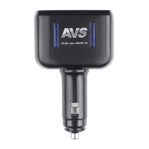 Разветвитель прикуривателя AVS 12/24 (на 2 выхода) CS205  фото 3