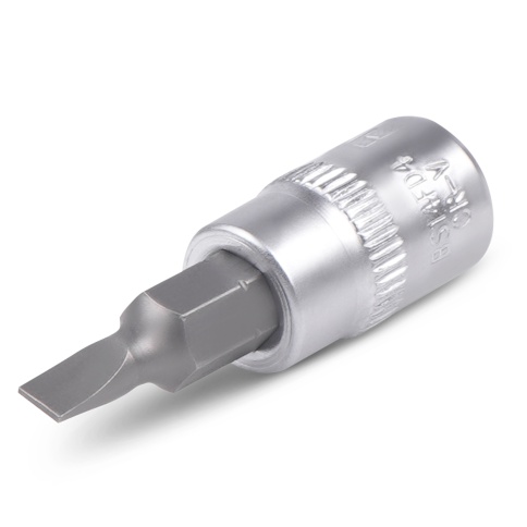 Головка со вставкой 1/4" шлиц (SL4, L=38мм) AVS BS14FD4 фото 1