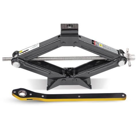 Домкрат ромбический AVS JA-1500SR, 1,5т, 104-385мм трещоточ.рукоять, с резиновой опорой + сумка фото 1