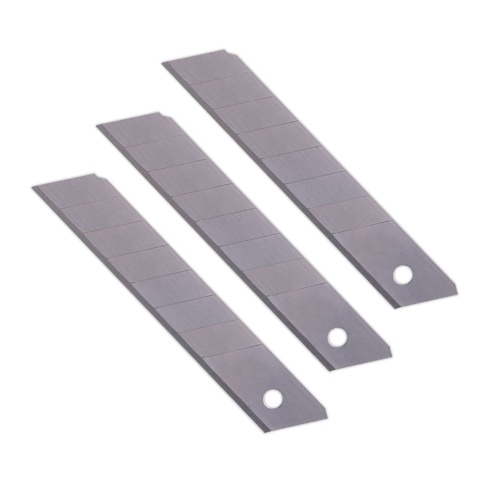 Нож выдвижной 18 мм (метал. направляющая, обрезин. корпус, 3 лезвия в комплекте) AVS NV18-3 фото 5