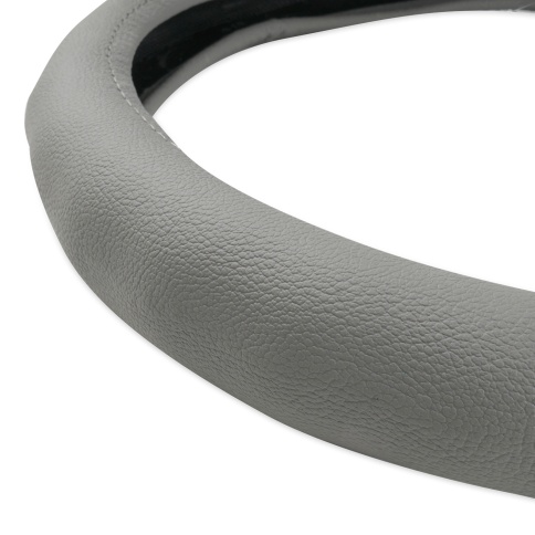 Оплетка на руль (нат. кожа) AVS GL-165L-GR (размер L, серый) - Серия "Classic" фото 2