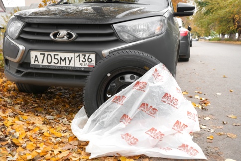 Мешки для колес R22 AVS MK-1223 повыш.прочн., 4 шт в пакете, 25 мкм 115х115 см фото 3