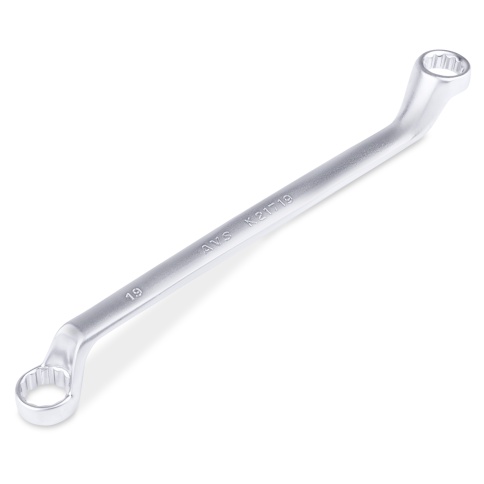Ключ гаечный накидной изогнутый (17х19 мм) AVS K21719 фото 4
