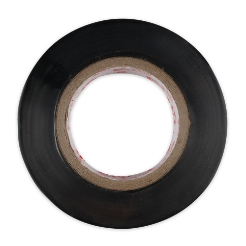 Лента изоляционная ПВХ AVS SCH-001 19 mm x 20 m (чёрная) фото 2