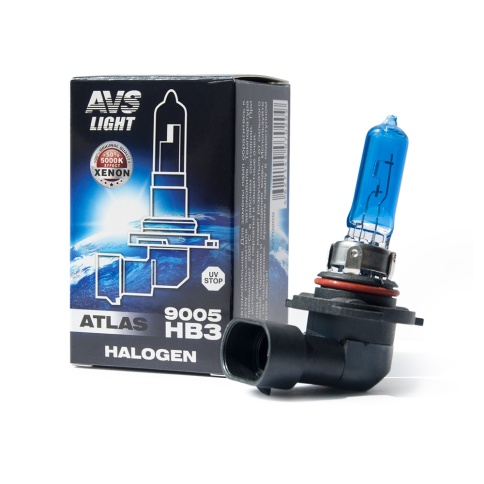 Галогенная лампа AVS ATLAS BOX/5000К/ HB3/9005.12V.65W.коробка 1шт. фото 1