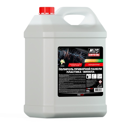 Полироль для приборной панели глянцевый "Ваниль" (концентрат) 5 л AVS AVK-789 фото 1
