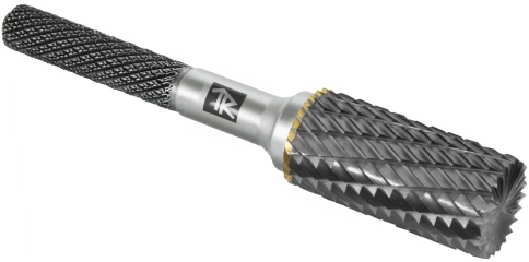 Борфреза твердосплавная цилиндрическая, торц. заточка, тип B, 10 мм, Thorvik TRRBB10200665-2, 57007 фото 1