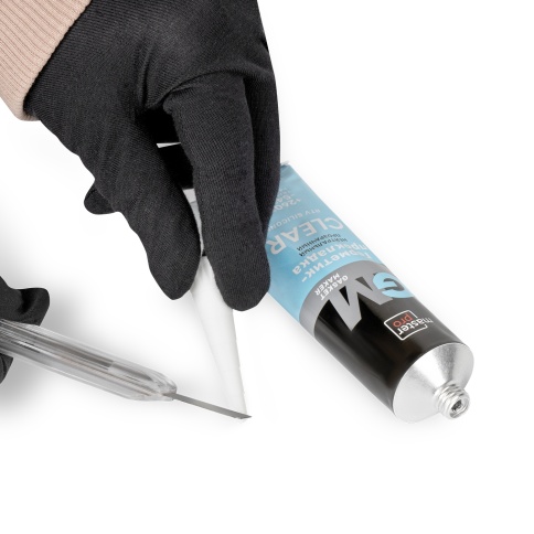 Герметик-прокладка нейтральный MasterPro "прозрачный" 85 г AVS AVK-347 фото 4