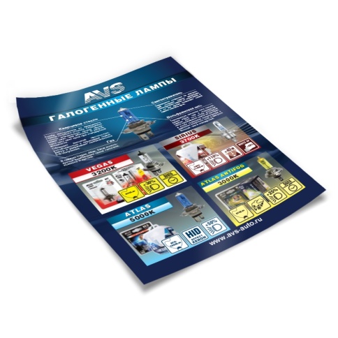 Плакат AVS лампы А3 фото 1