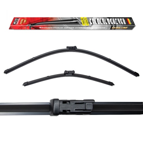 Щетки стеклоочистителя AVS EXTRA LINE (к-т) PBS-6553 (AUDI A6, LAND ROVER Range Rover Evoque) фото 2