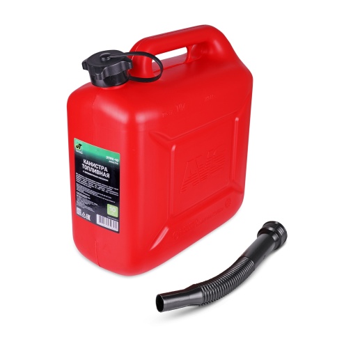 Канистра топливная пластик 10л. (красная) JT JTPK-10 фото 4