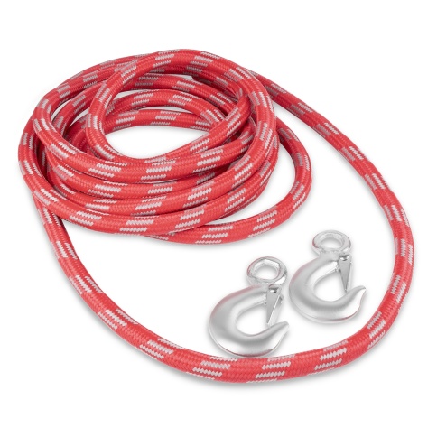 Трос буксировочный веревочный с крюками 12т 4,5м AVS BT-12 в сумке фото 3