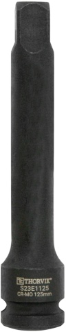 Удлинитель для ударного инструмента 1/2 DR, 125 мм, Thorvik S23E1125 (54448) фото 1