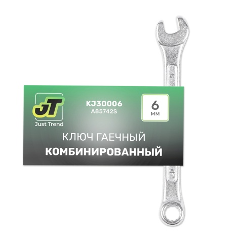 Ключ гаечный комбинированный (06 мм) JT KJ30006 фото 1