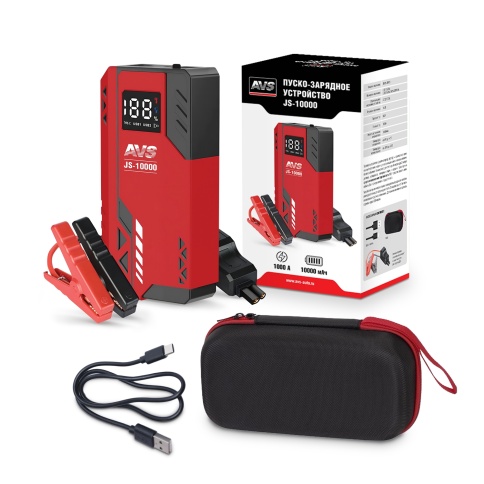 Пуско-зарядное устройство AVS JS-10000 1000А, (10000мАч/37Втч) фото 1