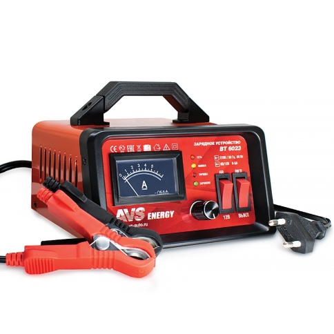 Зарядное устройство для автомобильного аккумулятора AVS BT-6023 (5A) 6/12V фото 6
