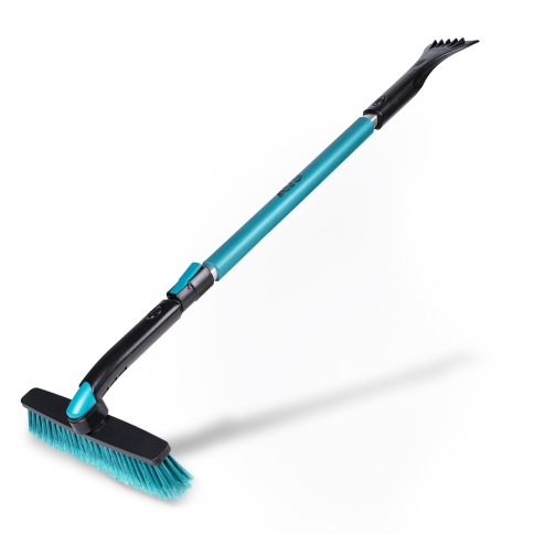 Щётка-скребок с мягкой ручкой и распушенной щетиной, поворотная, телескопич. (90-130 см) AVS SB-6330 фото 1
