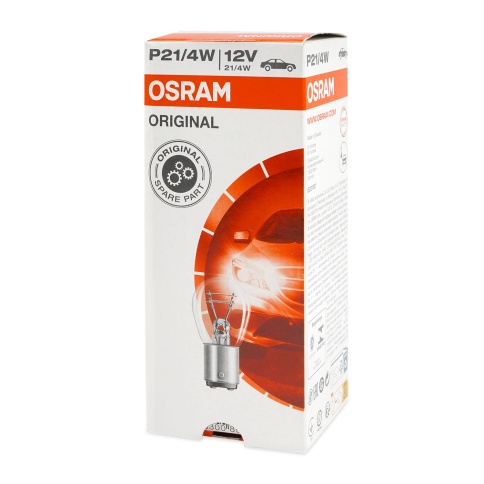 Лампа автомобильная P21/4W (21/4W BAZ15D) ORIGINAL LINE 12V OSRAM фото 1
