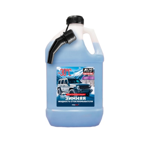Зимняя жидкость стеклоомывателя -30С (ПЭНД) 3,8 л AVS AVK-974 фото 1