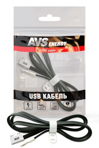 Кабель AVS для iphone 4(1м) IP-441 (плоский) фото 1