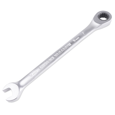 Ключ гаечный комбинированный трещоточный (09 мм) AVS K60009 фото 2