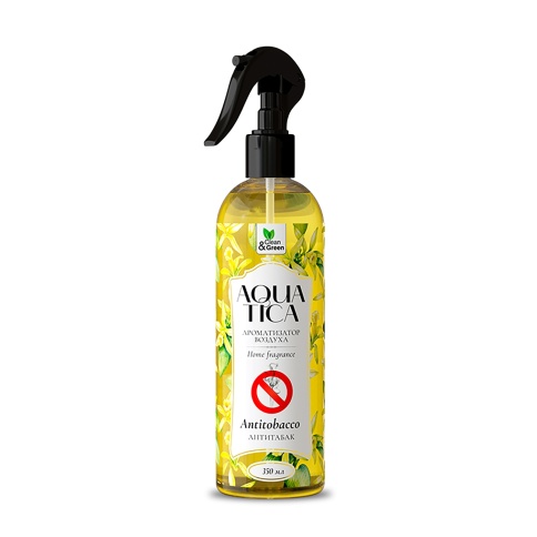 Ароматизатор воздуха Aquatica "Antitobacco/Антитабак" (триггер) 350 мл. Clean&Green CG8268 фото 2
