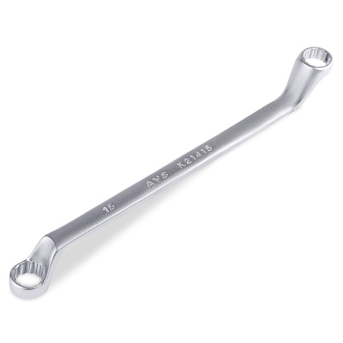 Ключ гаечный накидной изогнутый (14х15 мм) AVS K21415 фото 4