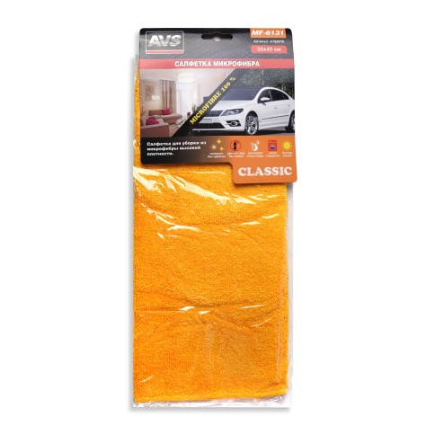 18 Салфетка микрофибра для уборки высокой плотности AVS MF-6131 (35х40см)(1шт) фото 8