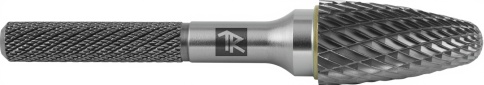 Борфреза твердосплавная гиперболическая, тип F, 6 мм, двойная насечка, TRRBF06180663-2, 57021 фото 4