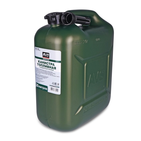 Канистра топливная пластик.20л. (тёмн.зелён.) AVS TPK-Z 20 фото 7