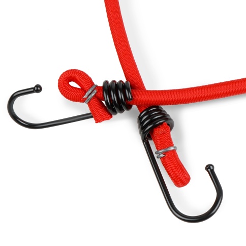 Резинка крепления груза 60 см х 8 мм, 5 шт (метал.крючки) AVS TL-07 фото 4