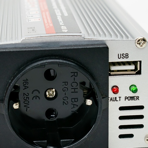 Автомобильный инвертор 12/220V AVS IN-400W фото 7