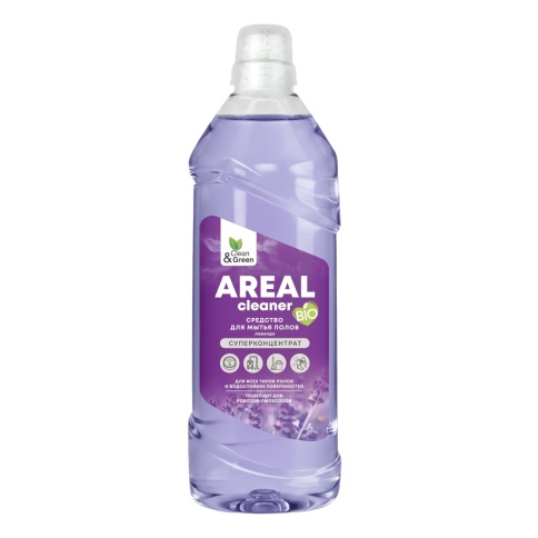 Моющее средство для мытья пола Areal "Лаванда" (концентрат) 1 л. Clean&Green CG8159 фото 1