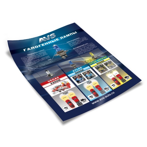 Плакат AVS лампы А3 фото 2