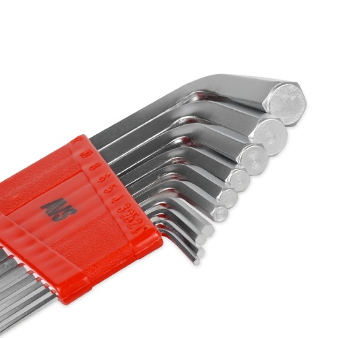 Набор ключей торцевых шестигранных 10 предметов (1,5-12мм) AVS HKS-10 фото 3