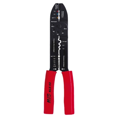 Клещи для снятия изоляции AVS KLE-02 многофункциональные фото 1