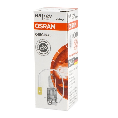 Автолампа галогенная H3 (55W PK22s) ORIGINAL LINE 12V OSRAM фото 1