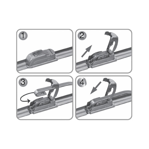 Щетка стеклоочистителя AVS Optimal Line OL-19 (48см) фото 3